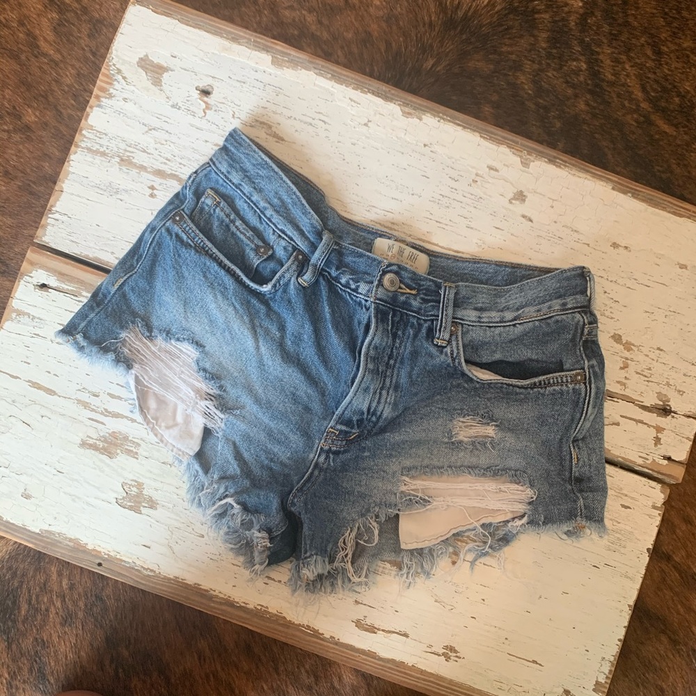 Free People Distressed shorts